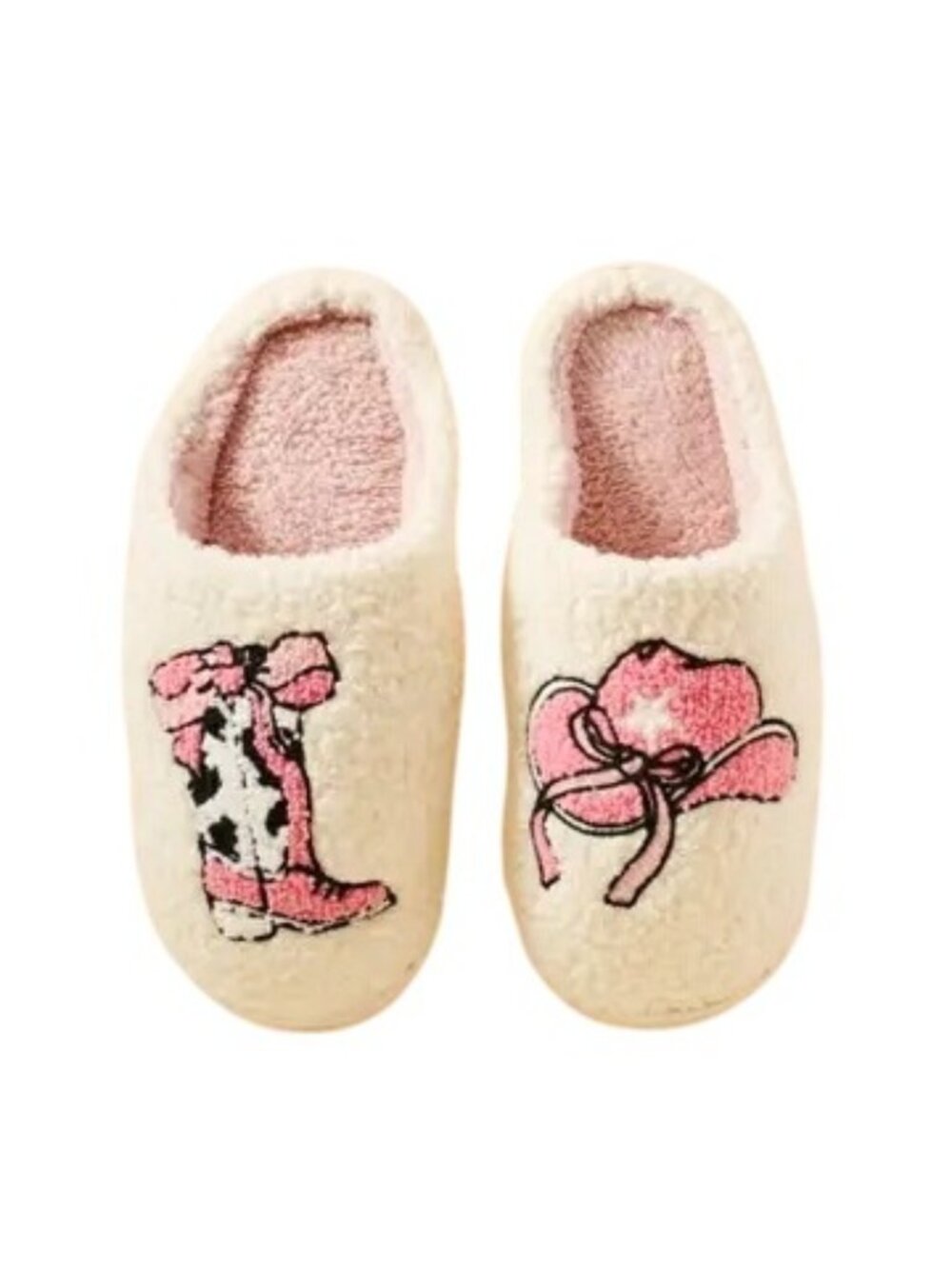 2/$30 NEW Cowboy Boot Slippers Size 9-10 Slippers
